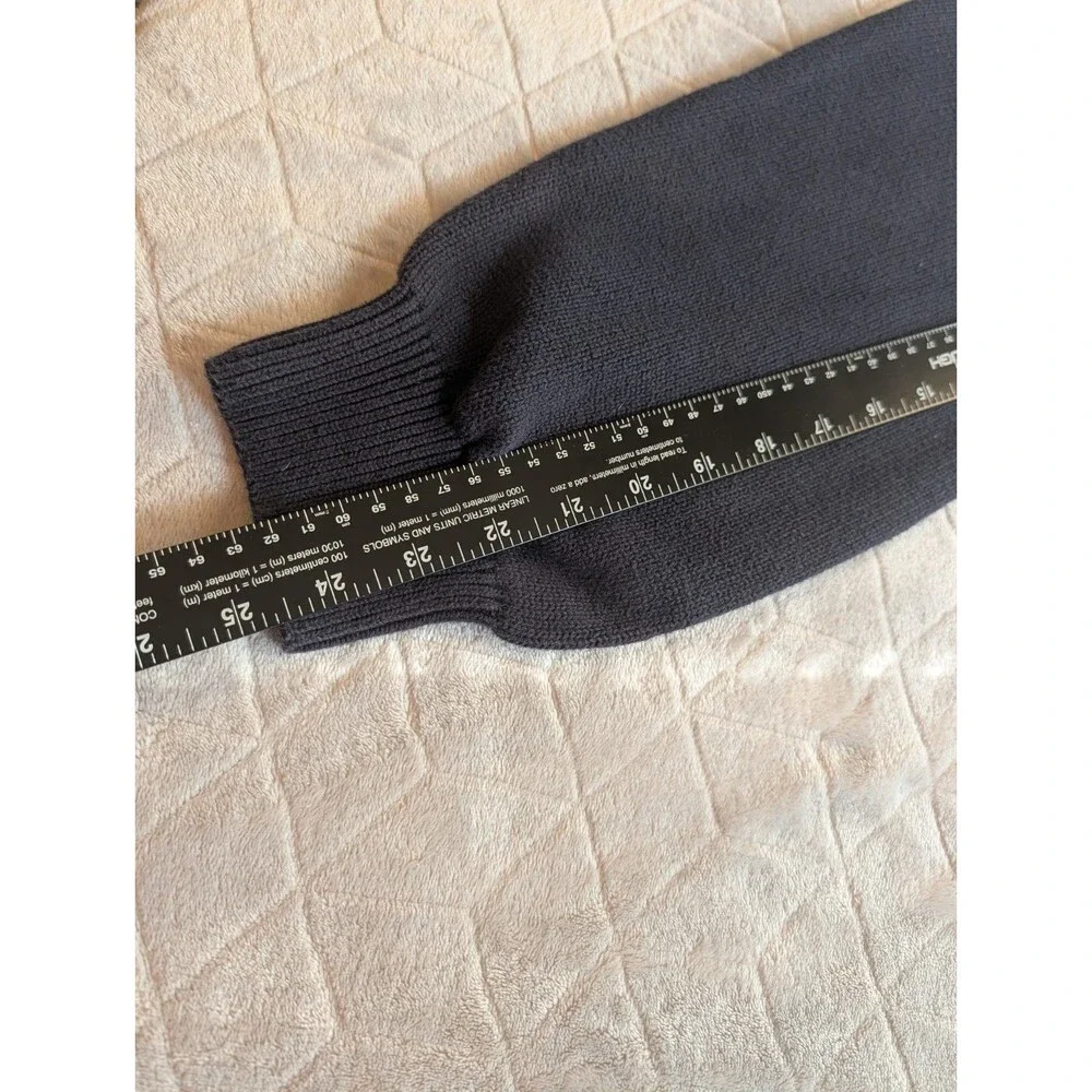 Tommy Hilfiger Sweater Mens XL Navy Blue Cotton Knit Pullover Jumper
